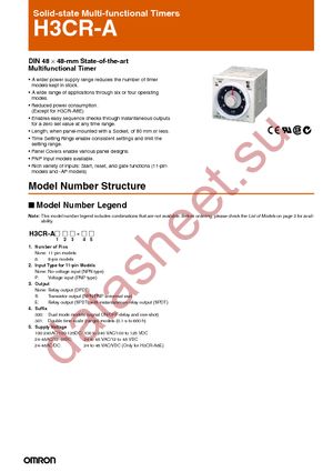 H3CRA8EAC100240DC10012 datasheet  